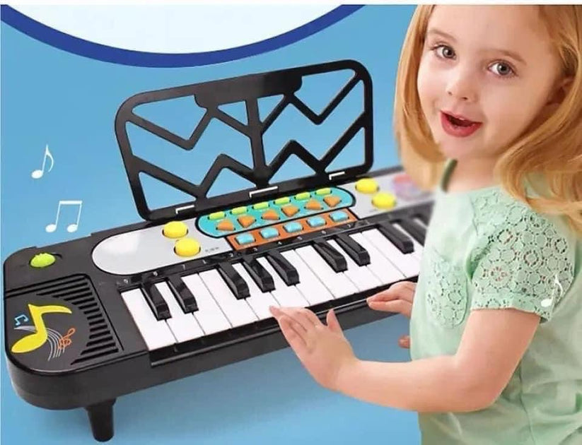 Mini piano à clavier avec microphone pour enfants, (2-5 ans ) jouets musicaux, apprentissage, cadeaux pour enfants, Müntone, 37