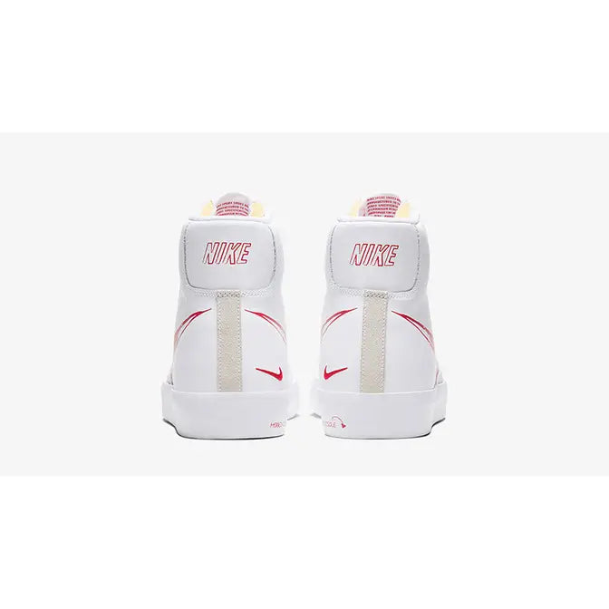 Nike Blazer Mid 77 White Red Sketch
