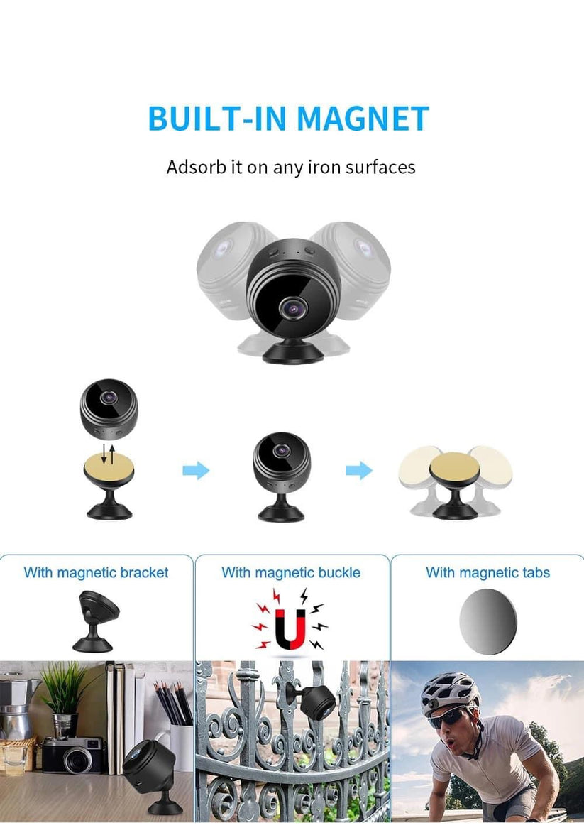 A9 HD caméra sans fil WIFI intérieur sécurité à domicile.