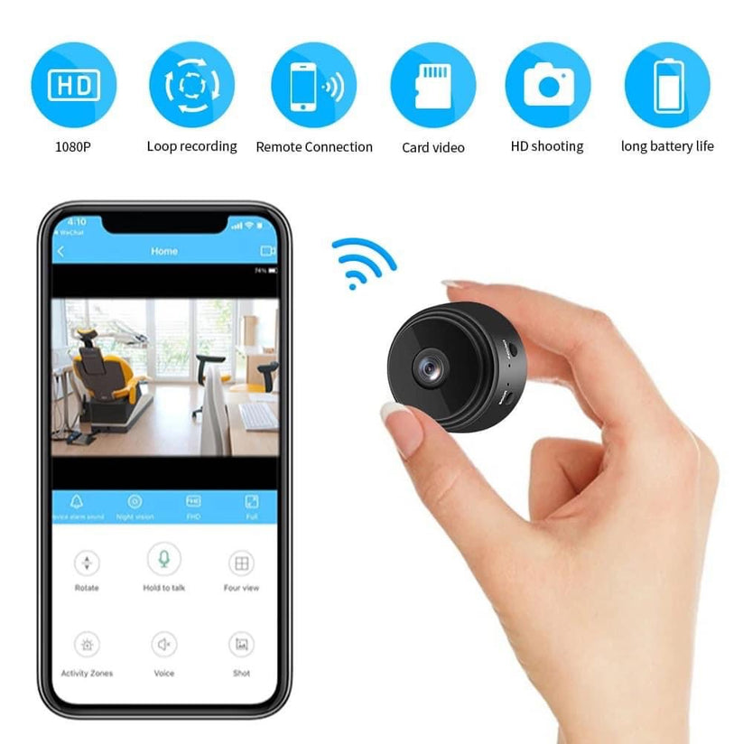 A9 HD caméra sans fil WIFI intérieur sécurité à domicile.