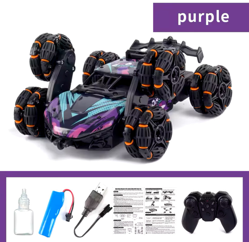 Yubon Six roues RC voiture jouet Spray torsion cascadeur .voiture télécommandée jouets pour enfants adultes