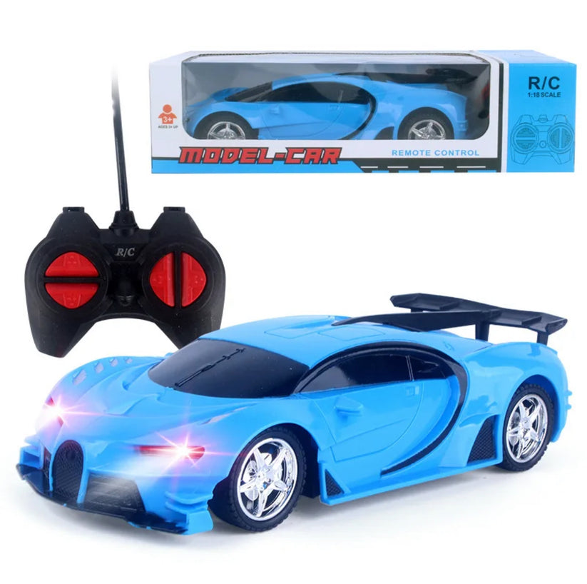 voitures de sport électriques batterie véhicule 1:18 simulation quatre voies , voiture télécommandée pour enfants 2 à 6 ans