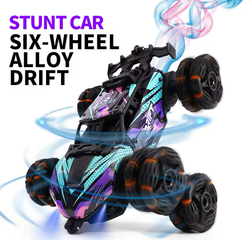Yubon Six roues RC voiture jouet Spray torsion cascadeur .voiture télécommandée jouets pour enfants adultes