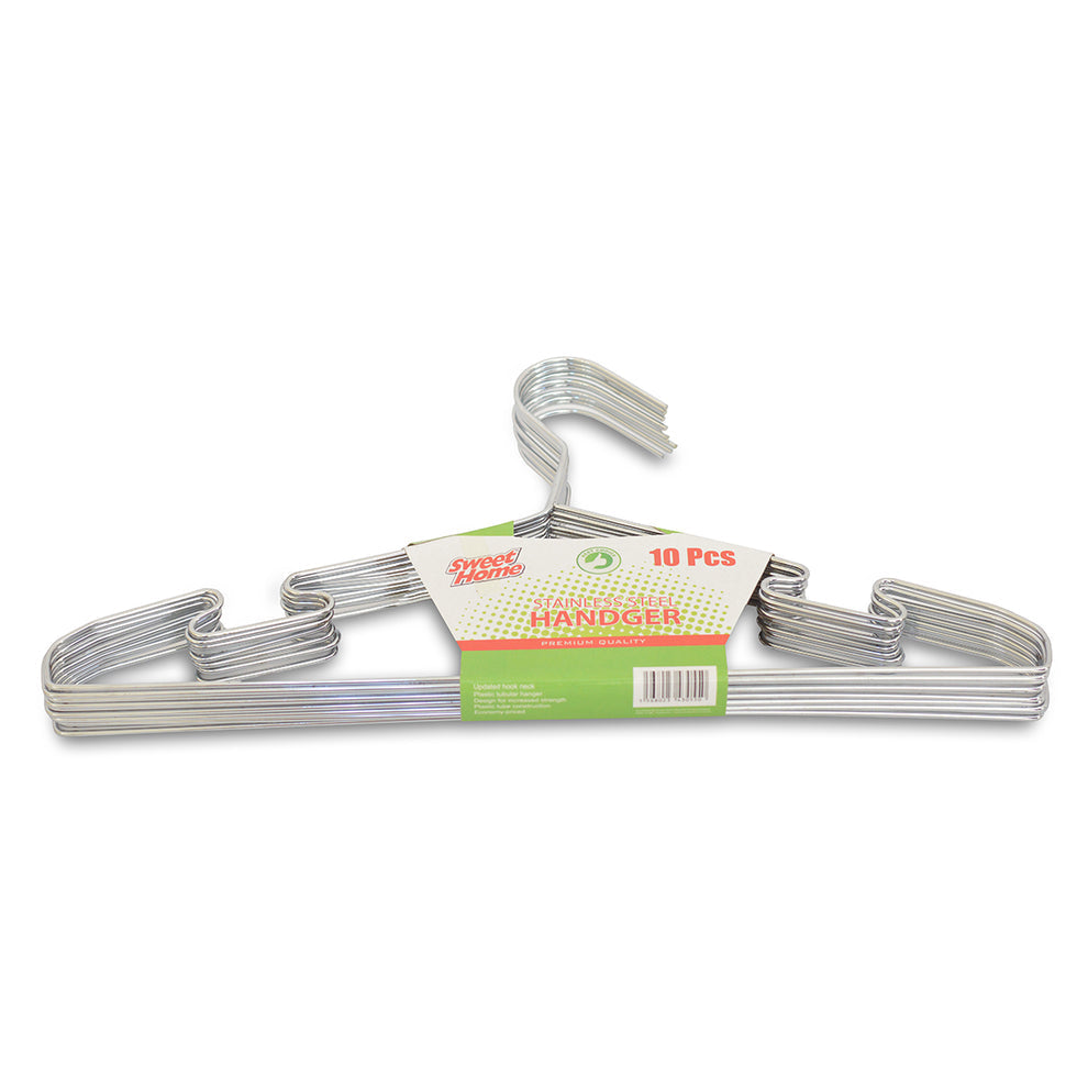 10 Cintres en acier inoxydable