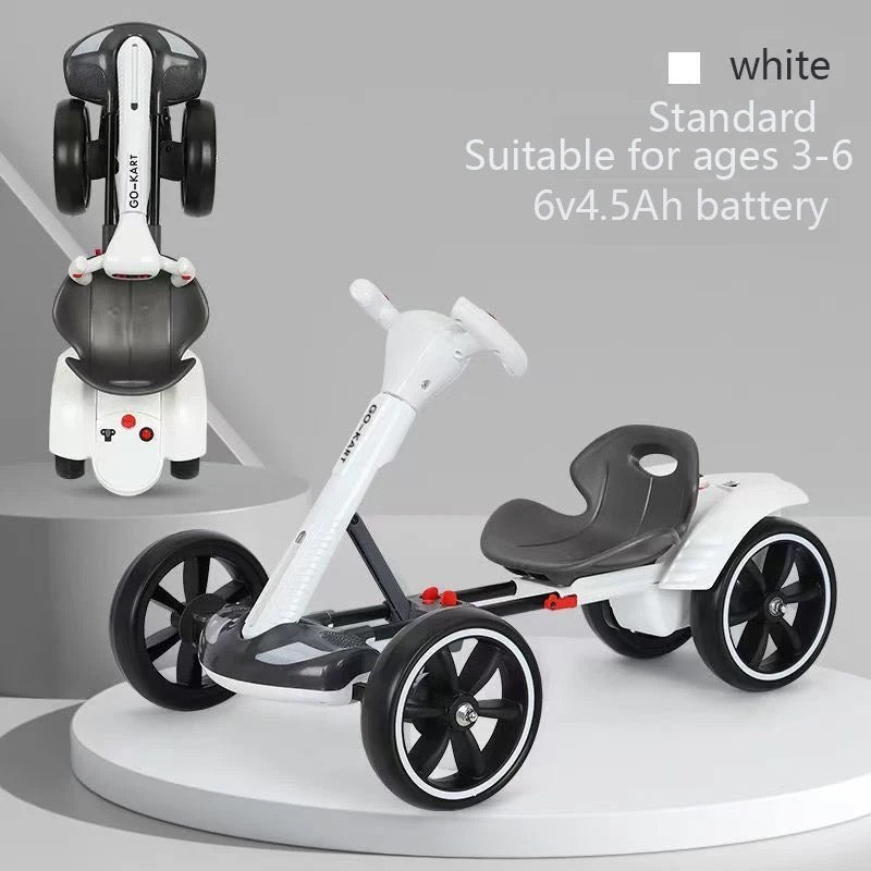 Le kart électrique à quatre roues pour enfants pliable avec une éducation précoce clé
