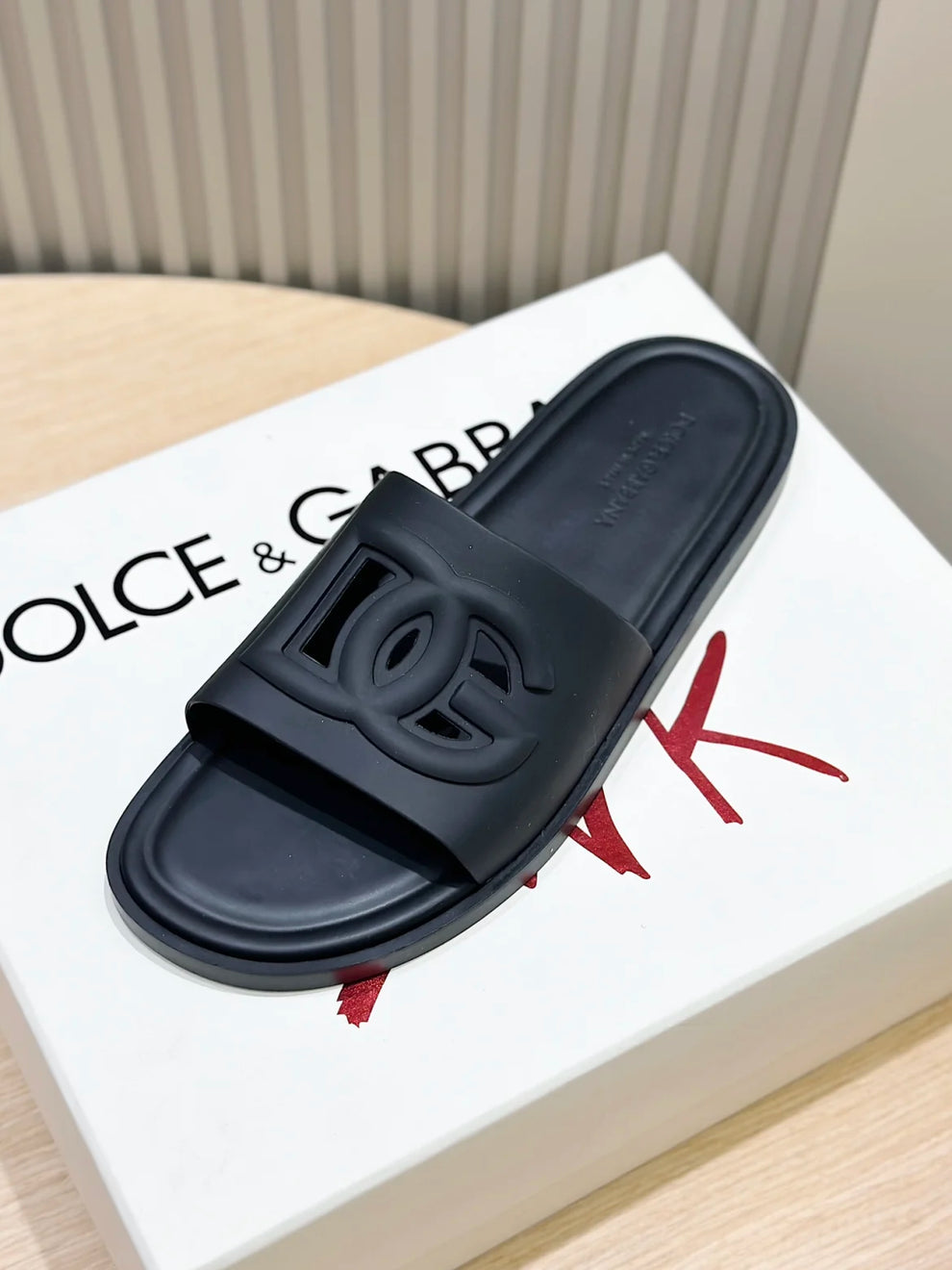 Sandale Dolce & Gabbana Noir