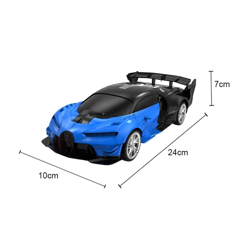 Mini voiture de Sport Rc Transformation voiture deux façons de jouer modèle Robots jouets chargement déformation Robot