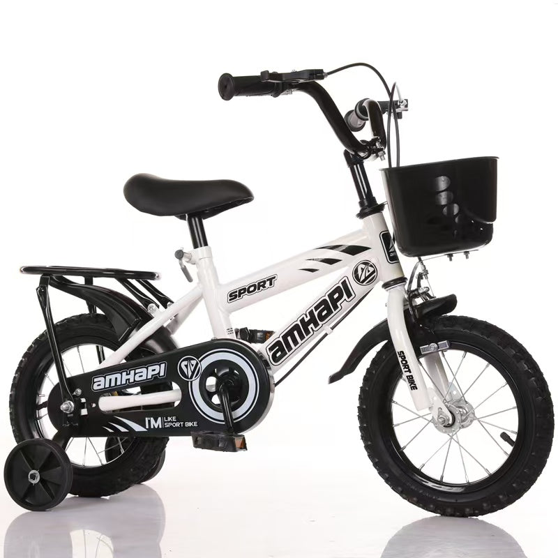 Bicyclettes pour enfants avec roues d'entraînement de 3 à 8 ans