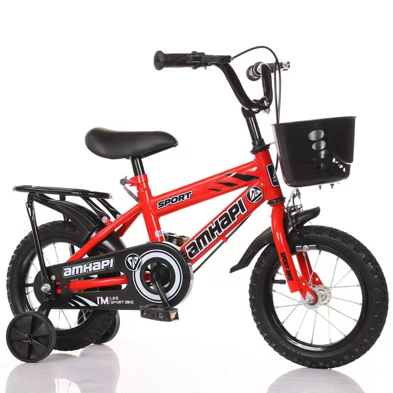 Bicyclettes pour enfants avec roues d'entraînement de 3 à 8 ans