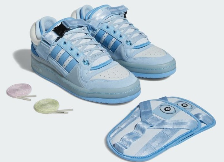 Adidas x Bad Bunny Forum Low Blue Tint GY9693 Men's Shoes Sneakers