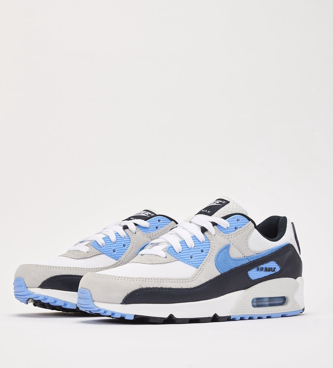 Air Max 90 Trainers
White University Blue Pure Platinum