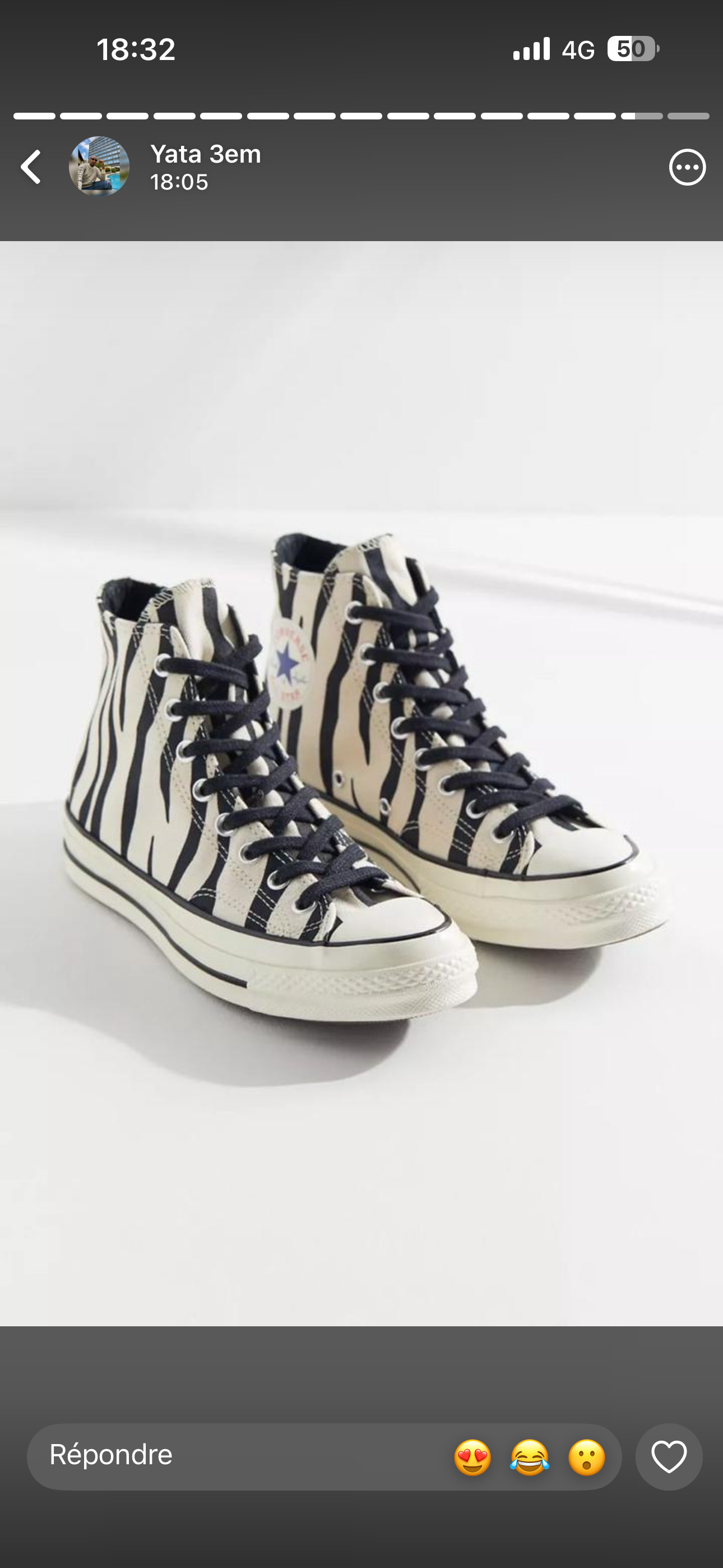 Converse - Chuck 70 Hi Zebra Print "Glow in the Dark"