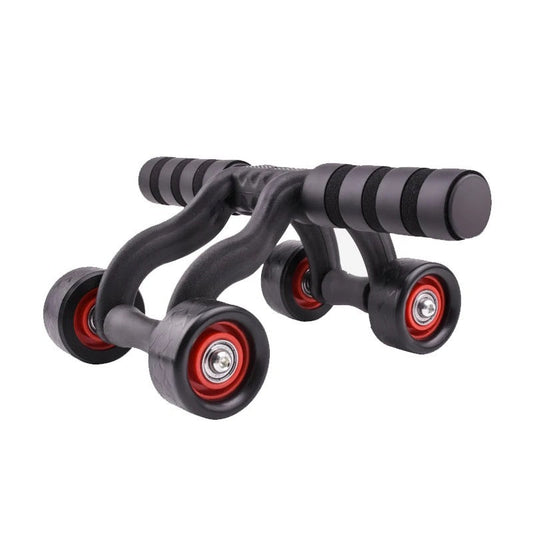 Roue abdominale pliable pour hommes et femmes, 3 roues, pour l'entraînement des muscles abdominaux.