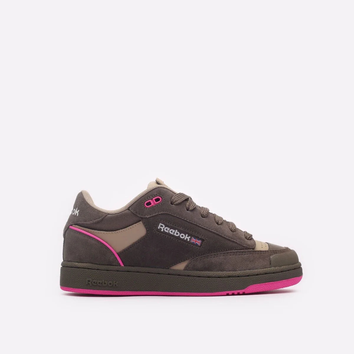 Reebok Club C BULC baskets marron marron rose blanc 1