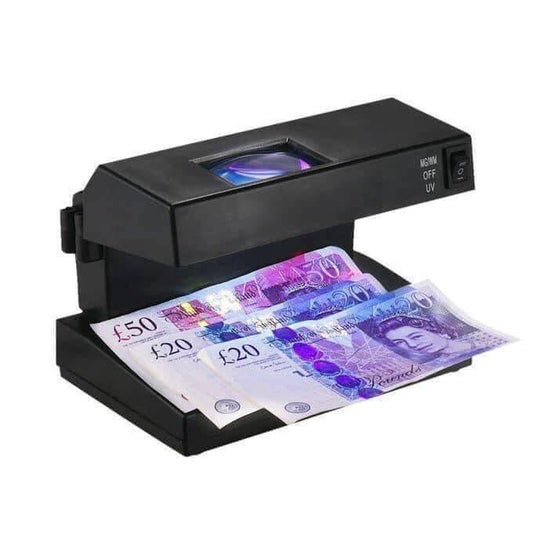 DÉTECTEUR DE FAUX BILLET - vérifiez les billets avant de les prendre chez vos clients .