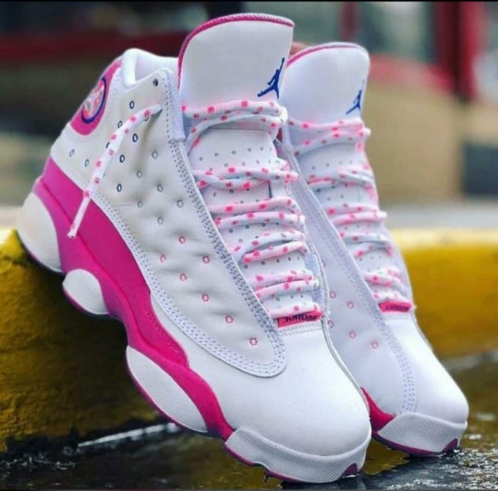 Air Jordan 13 Pink White