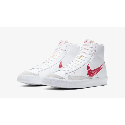Nike Blazer Mid 77 White Red Sketch