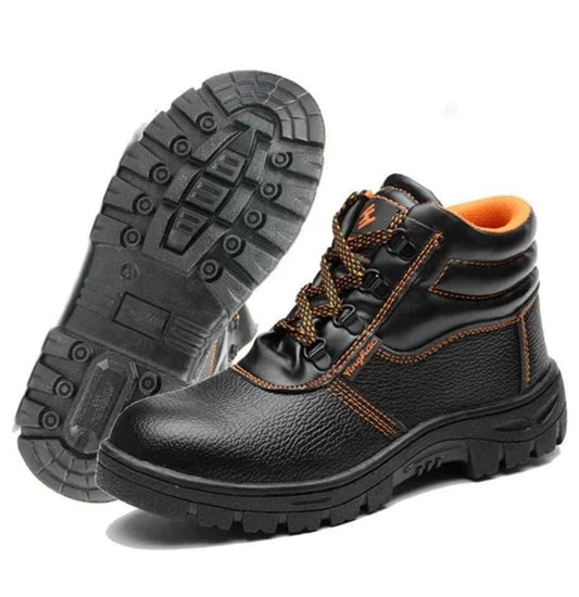 Chaussures de sécurité pour hommes avec embout en acier léger