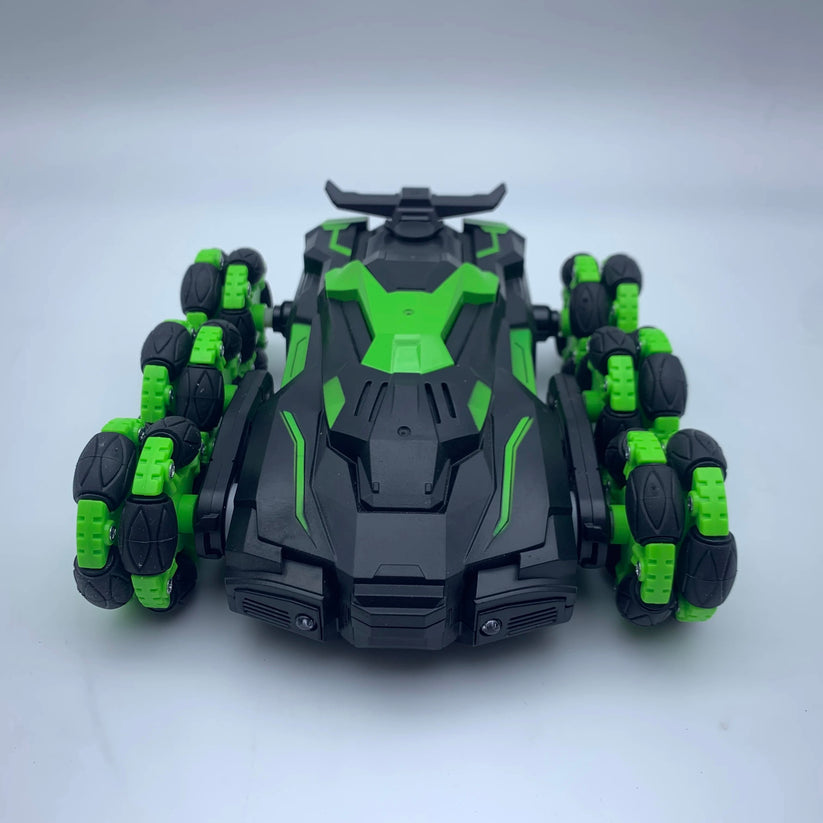 RC cascadeur voiture 6 roues et 2.4G double télécommande 4WD pulvérisation dérive 360 voiture degrés Rotation Tumbling Double face conduite