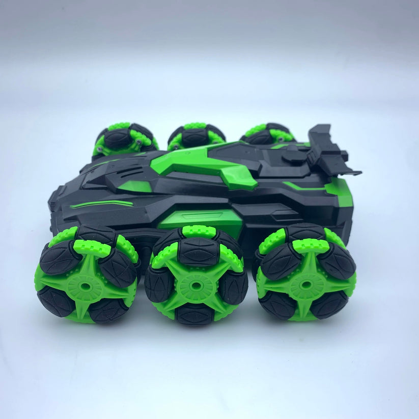 RC cascadeur voiture 6 roues et 2.4G double télécommande 4WD pulvérisation dérive 360 voiture degrés Rotation Tumbling Double face conduite